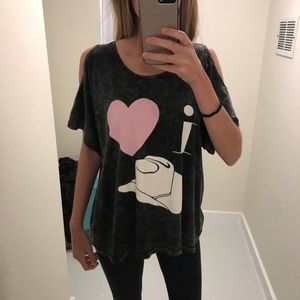 Wildfox Couture Ride Em Louise Tee - Black